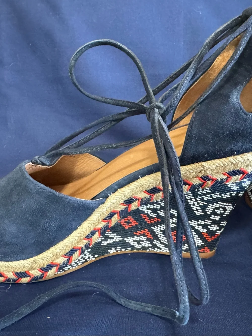 CAbi navy suede